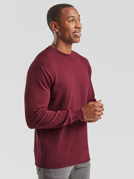 FELPA LIGHTWEIGHT SET-IN SWEAT - FRUIT OF THE LOOM laterale