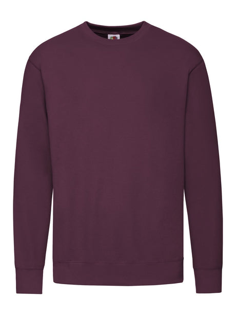 FELPA LIGHTWEIGHT SET-IN SWEAT - FRUIT OF THE LOOMBordeaux