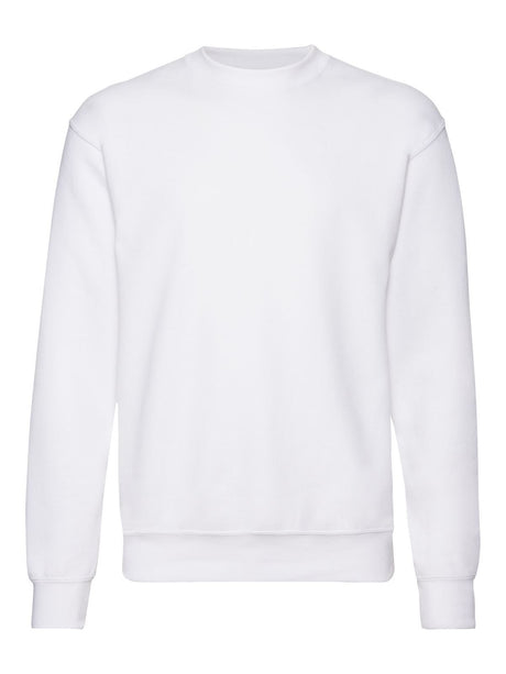 FELPA CLASSIC SET-IN SWEAT - FRUIT OF THE LOOMBianco
