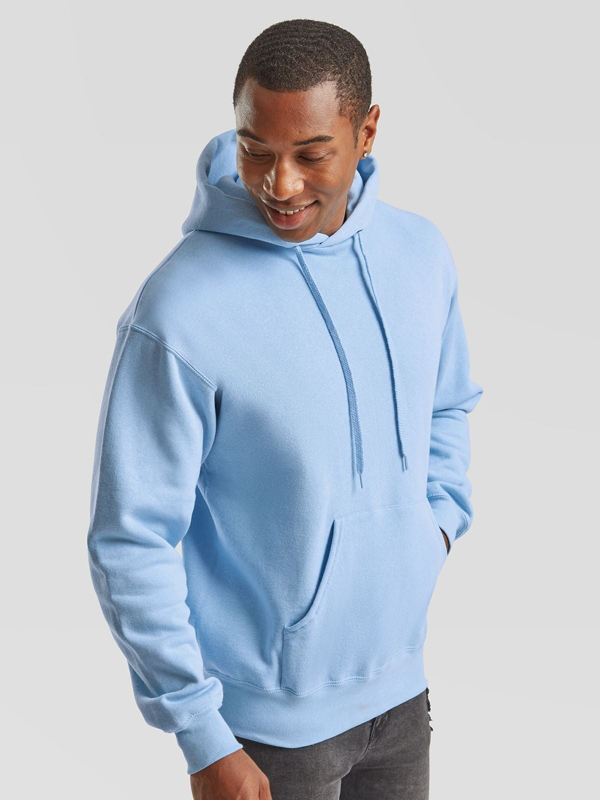 FELPA CLASSIC HOODED SWEAT - FRUIT OF THE LOOM laterale