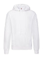 FELPA CLASSIC HOODED SWEAT - FRUIT OF THE LOOMBianco