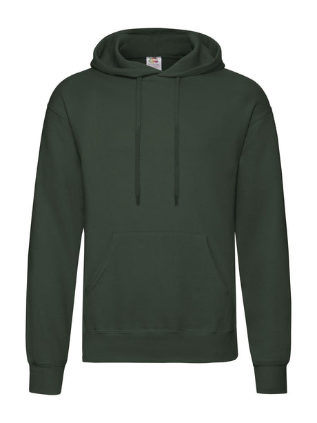 FELPA CLASSIC HOODED SWEAT - FRUIT OF THE LOOMVerde Bottiglia