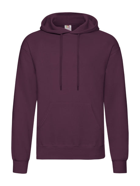 FELPA CLASSIC HOODED SWEAT - FRUIT OF THE LOOMBordeaux