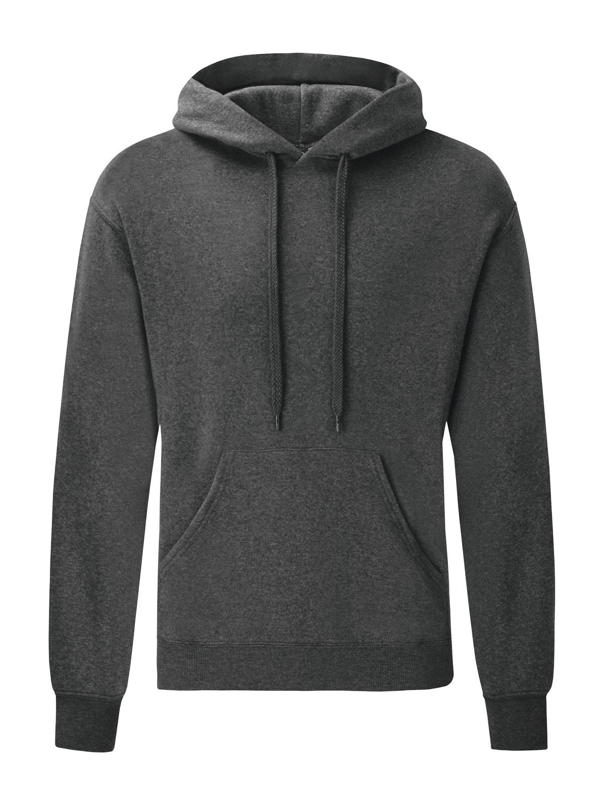 FELPA CLASSIC HOODED SWEAT - FRUIT OF THE LOOMGrigio Melange Scuro