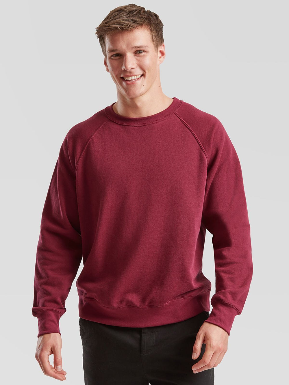 FELPA CLASSIC RAGLAN SWEAT - FRUIT OF THE LOOM fronte