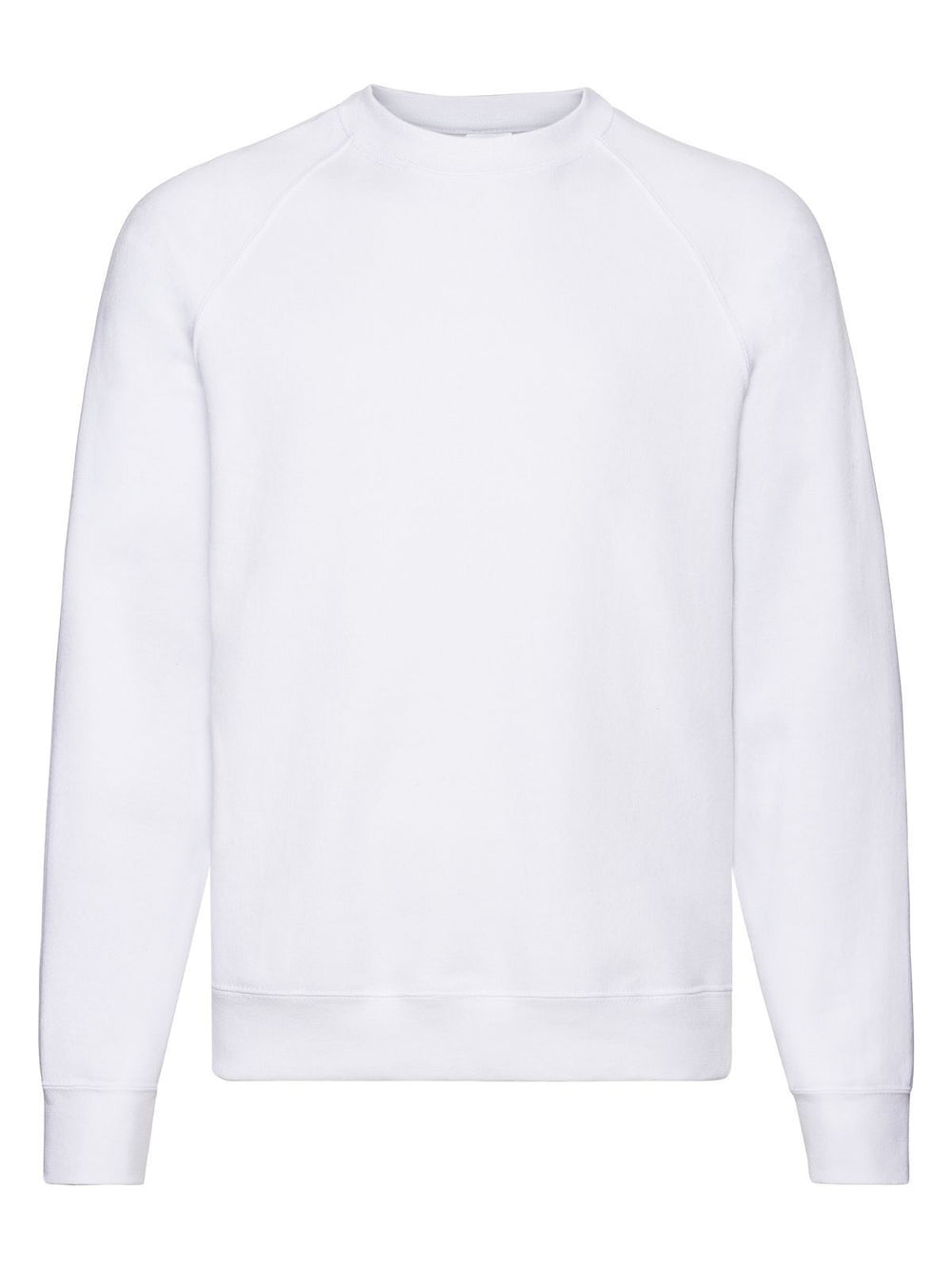 FELPA CLASSIC RAGLAN SWEAT - FRUIT OF THE LOOMBianco