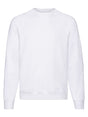 FELPA CLASSIC RAGLAN SWEAT - FRUIT OF THE LOOMBianco
