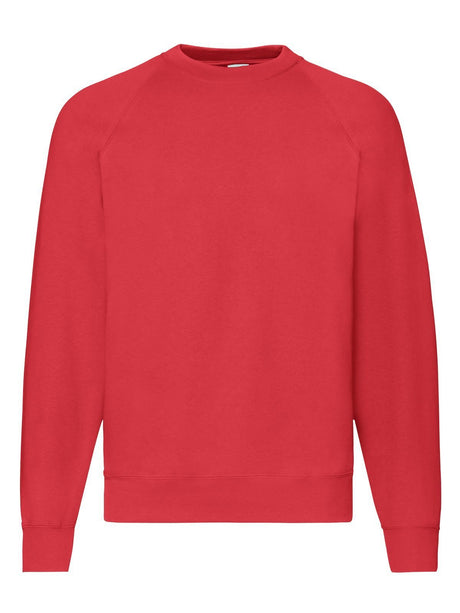 FELPA CLASSIC RAGLAN SWEAT - FRUIT OF THE LOOMRosso