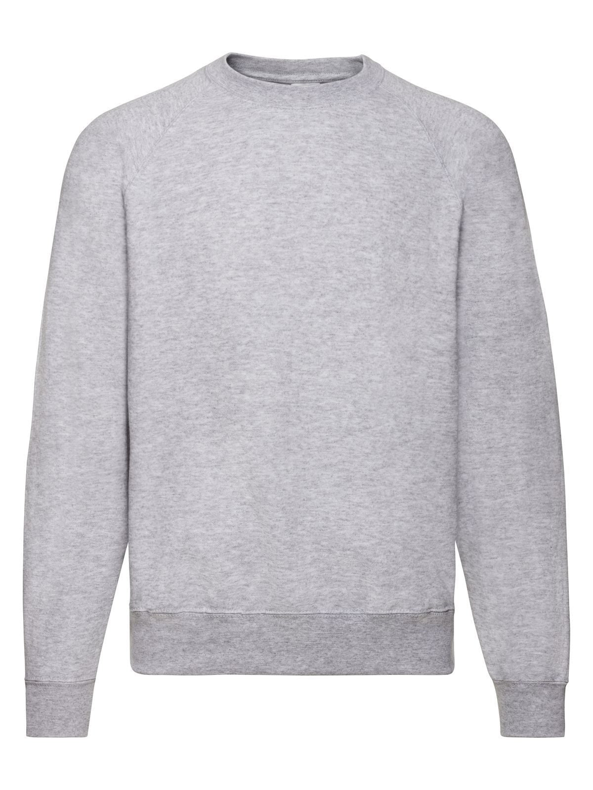 FELPA CLASSIC RAGLAN SWEAT - FRUIT OF THE LOOMGrigio Melange