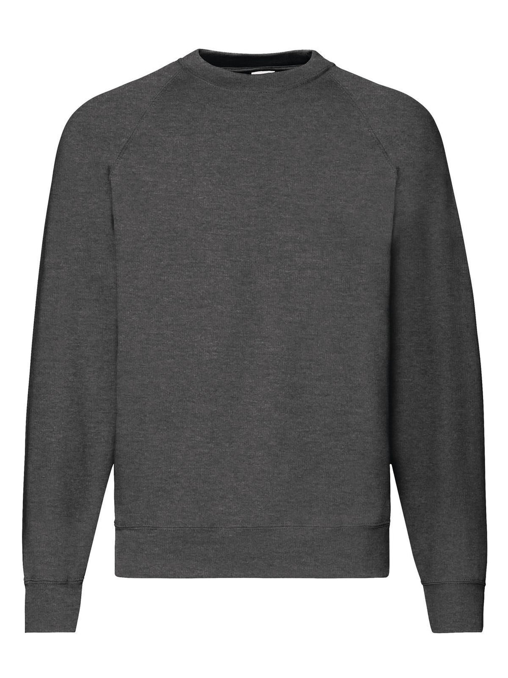 FELPA CLASSIC RAGLAN SWEAT - FRUIT OF THE LOOMGrigio Melange Scuro