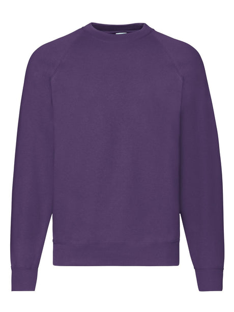 FELPA CLASSIC RAGLAN SWEAT - FRUIT OF THE LOOMViola