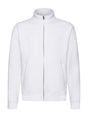 FELPA PREMIUM SWEAT JACKET - FRUIT OF THE LOOMBianco