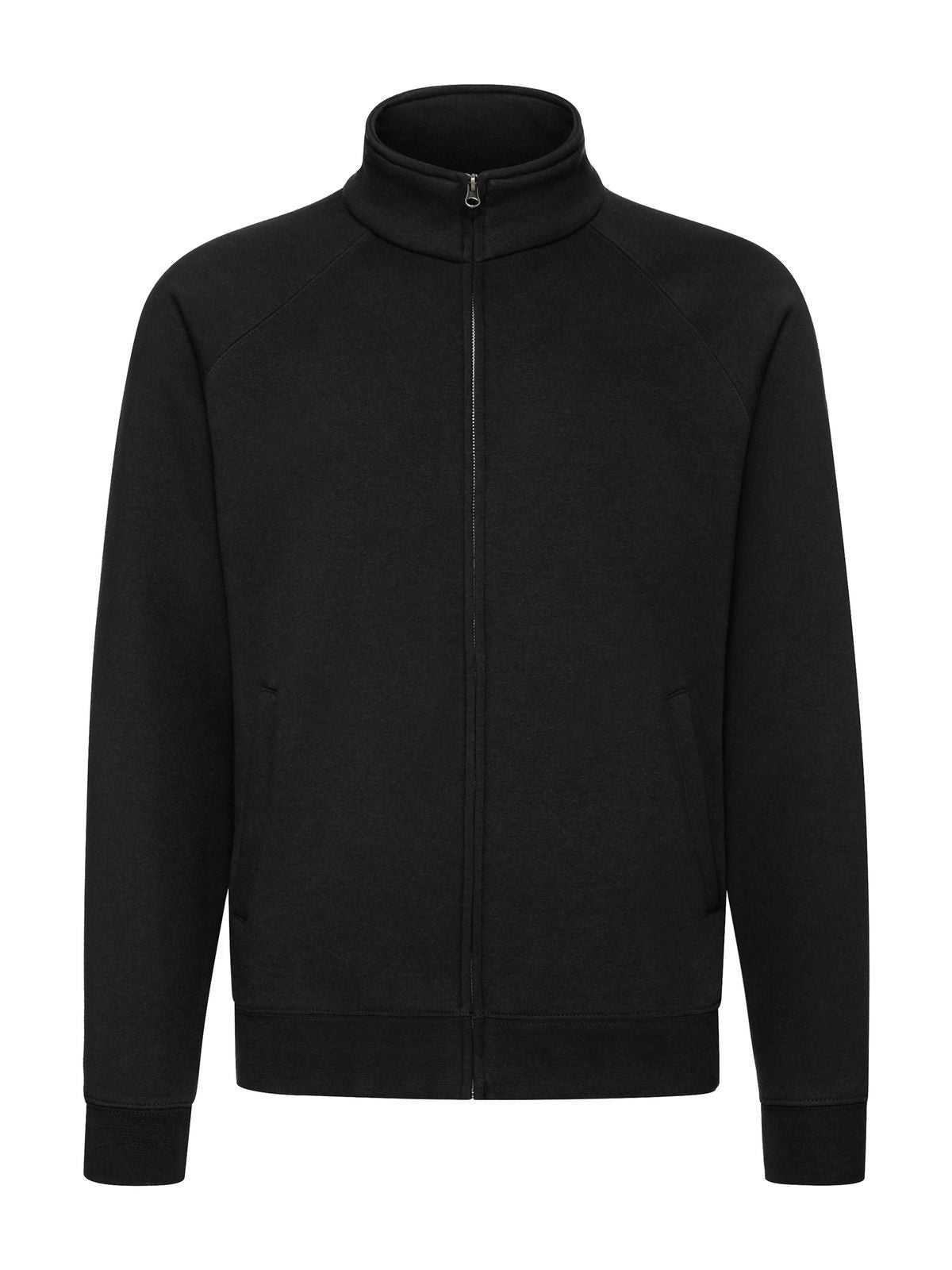 FELPA PREMIUM SWEAT JACKET - FRUIT OF THE LOOMNero