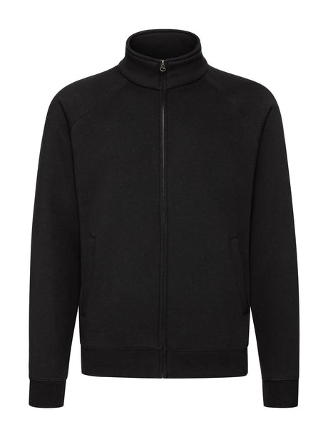 FELPA PREMIUM SWEAT JACKET - FRUIT OF THE LOOMNero