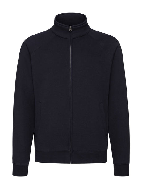 FELPA PREMIUM SWEAT JACKET - FRUIT OF THE LOOMBlu Scuro