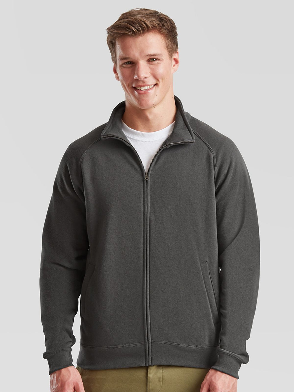 FELPA CLASSIC SWEAT JACKET - FRUIT OF THE LOOM fronte