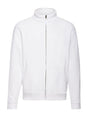 FELPA CLASSIC SWEAT JACKET - FRUIT OF THE LOOMBianco