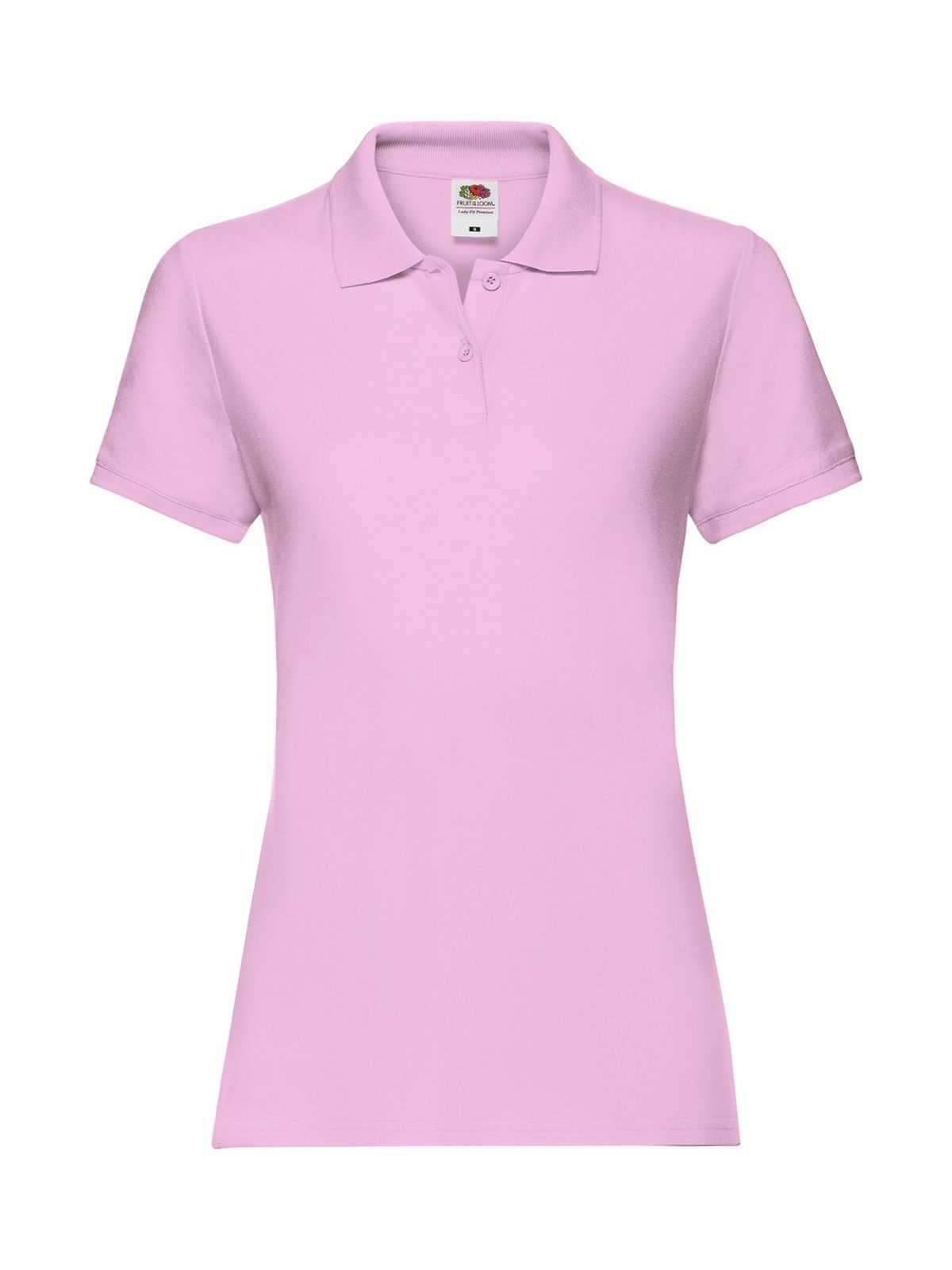 LADIES PREMIUM POLO - FRUIT OF THE LOOMRosa Chiaro