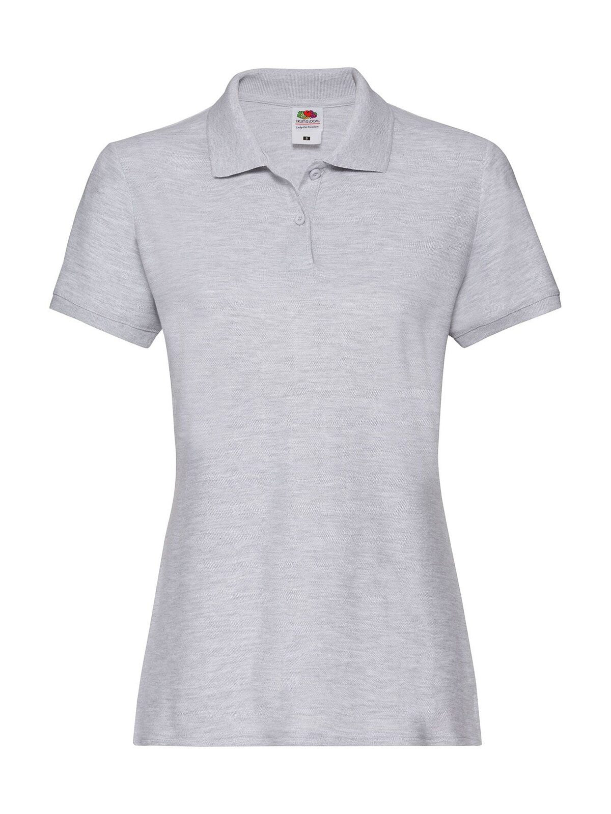 LADIES PREMIUM POLO - FRUIT OF THE LOOMAthletic Heather