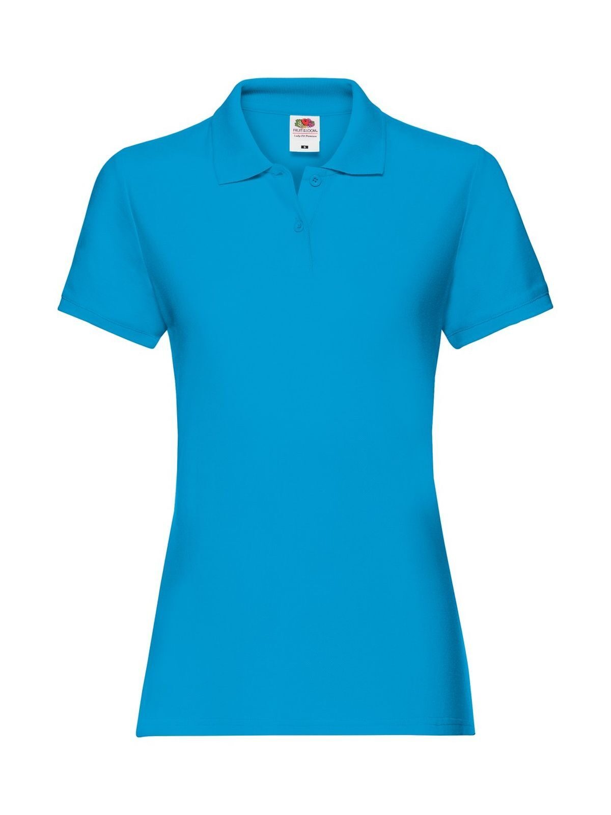 LADIES PREMIUM POLO - FRUIT OF THE LOOMAzzurro