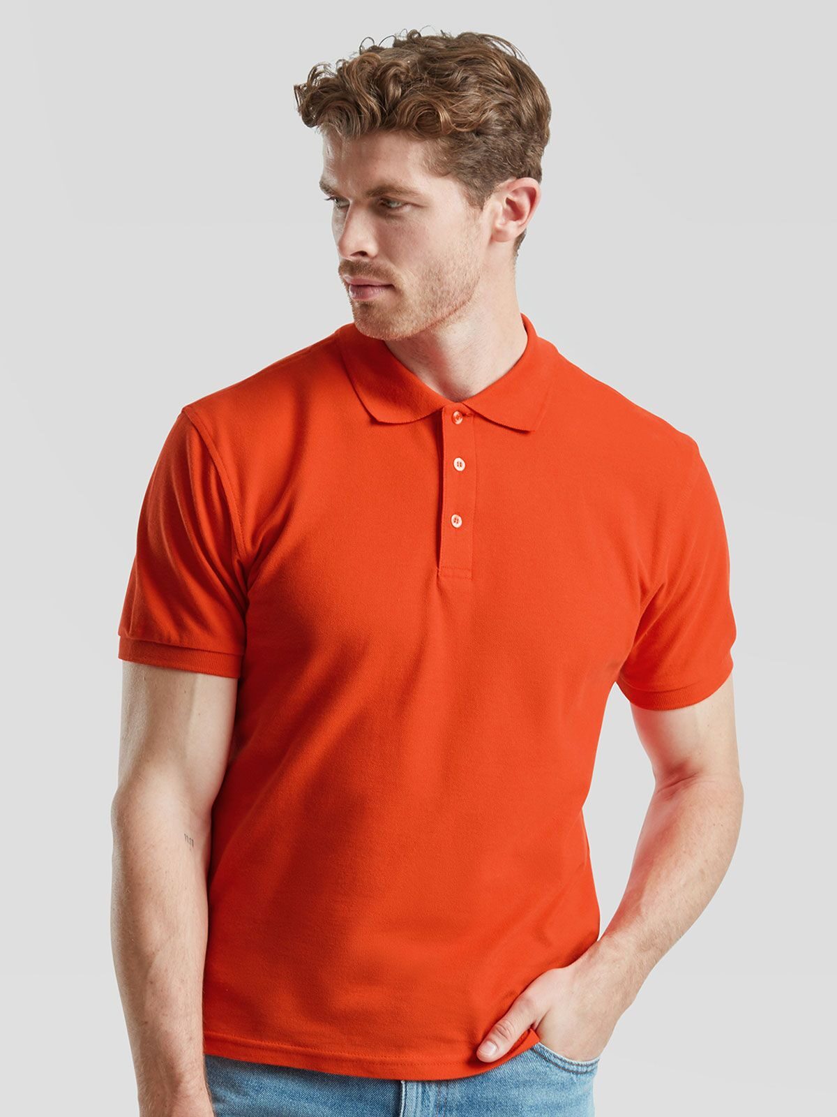 ICONIC POLO - FRUIT OF THE LOOM fronte