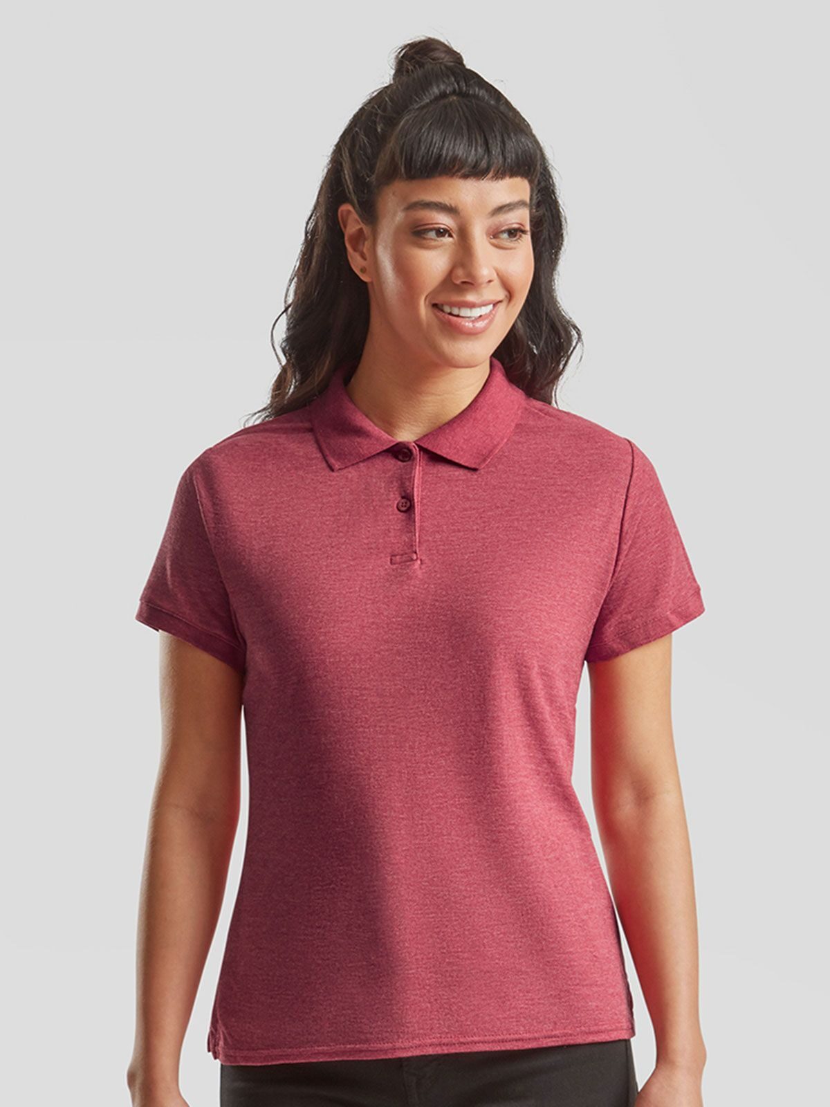 LADIES POLO 65/35 - FRUIT OF THE LOOM laterale