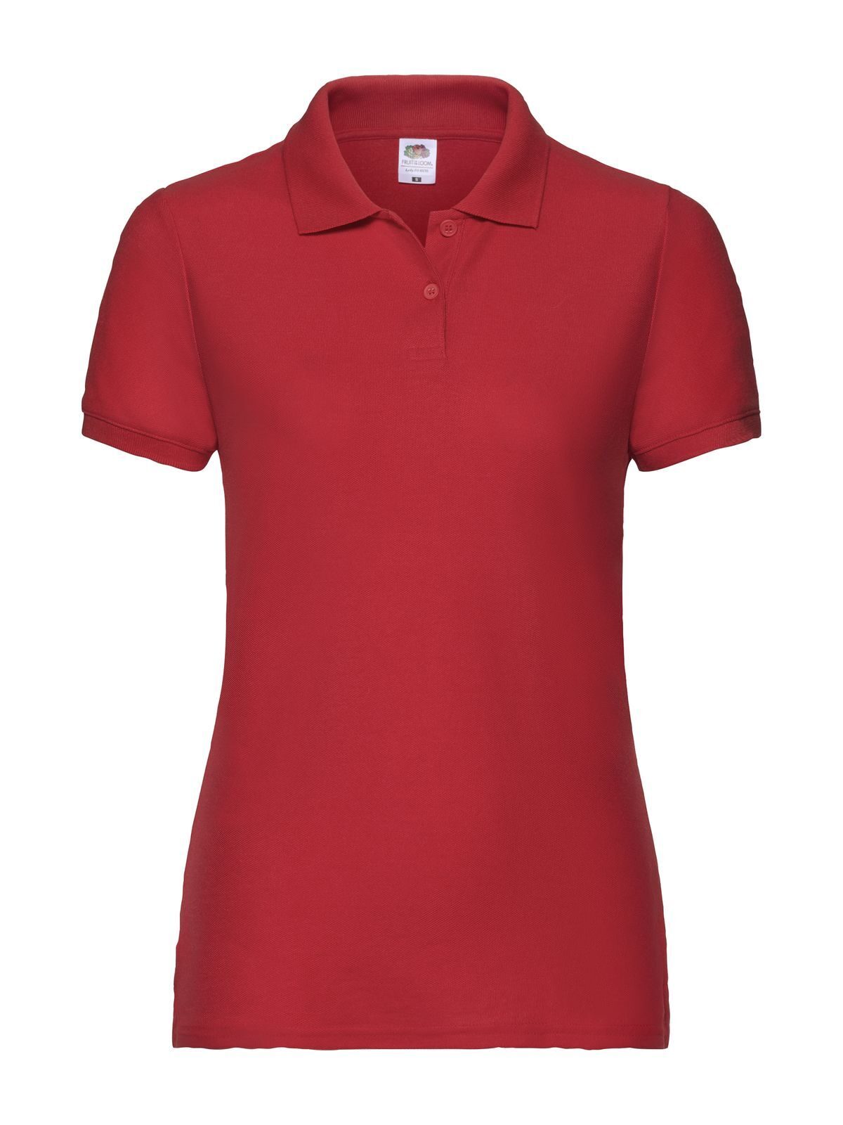 LADIES POLO 65/35 - FRUIT OF THE LOOMRosso
