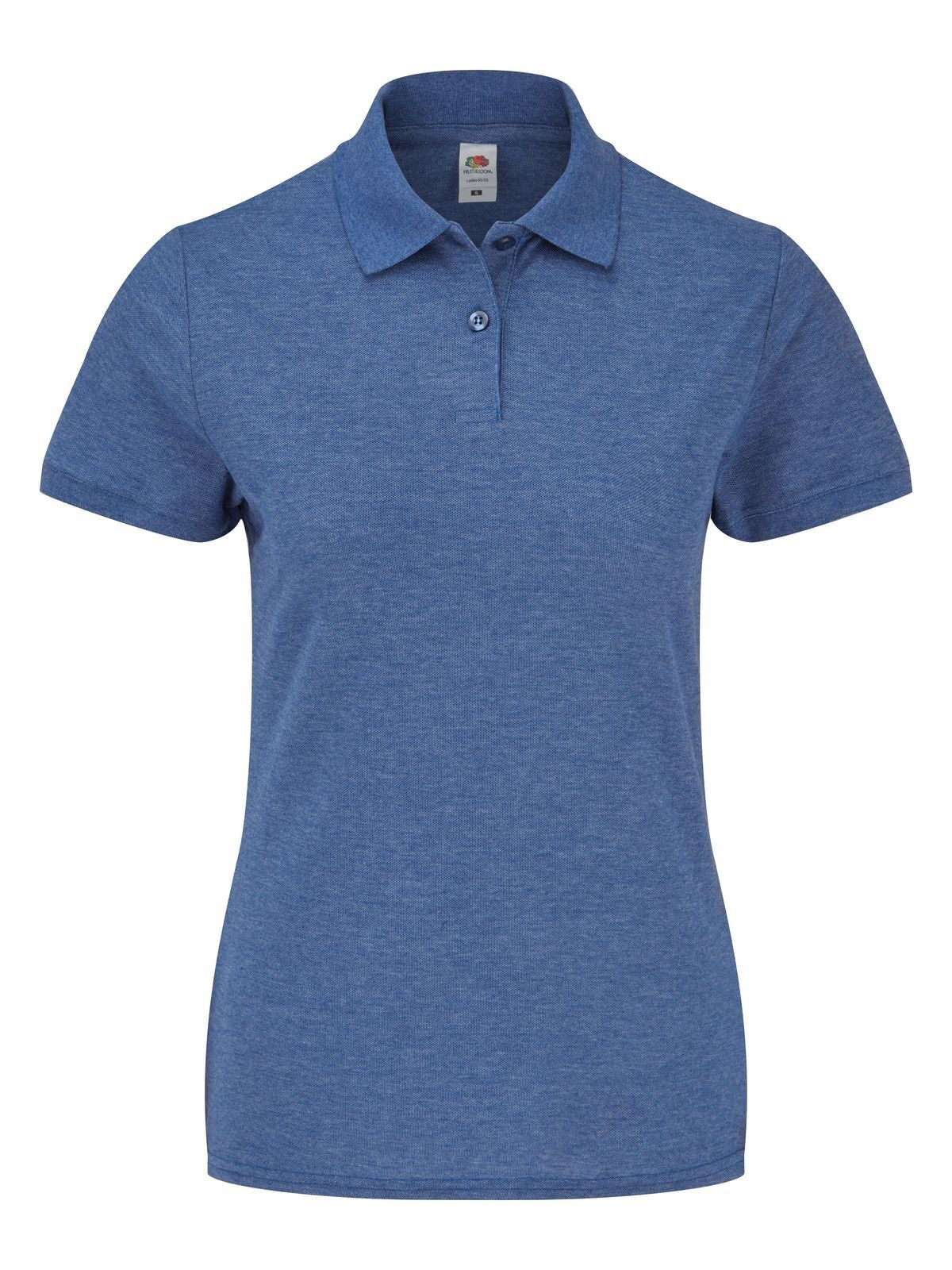 LADIES POLO 65/35 - FRUIT OF THE LOOMBlu Royal Vntage