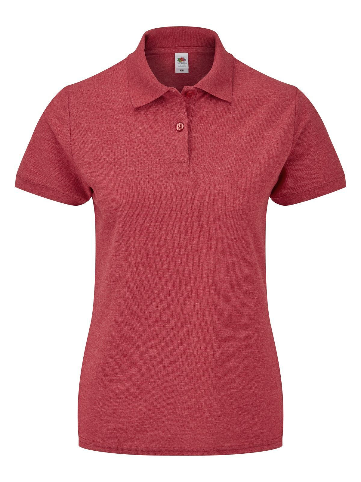 LADIES POLO 65/35 - FRUIT OF THE LOOMRosso Vintage