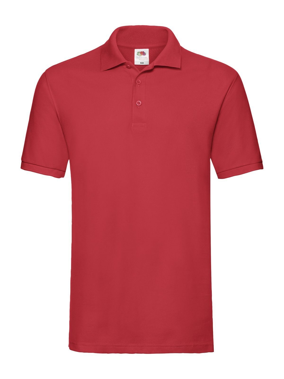 PREMIUM POLO - FRUIT OF THE LOOMRosso