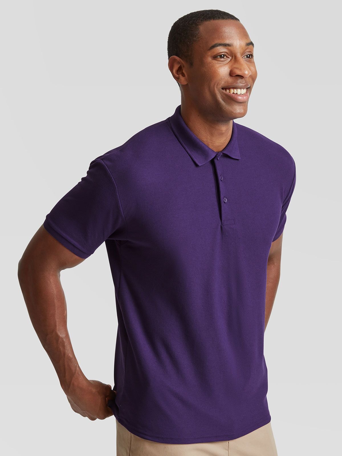 POLO 65/35 - FRUIT OF THE LOOM laterale