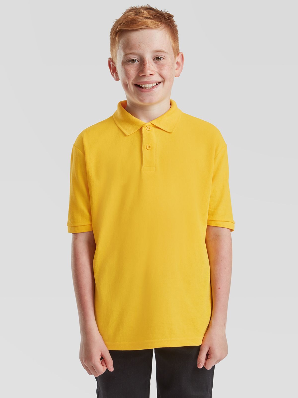 KIDS POLO 65/35 - FRUIT OF THE LOOM fronte