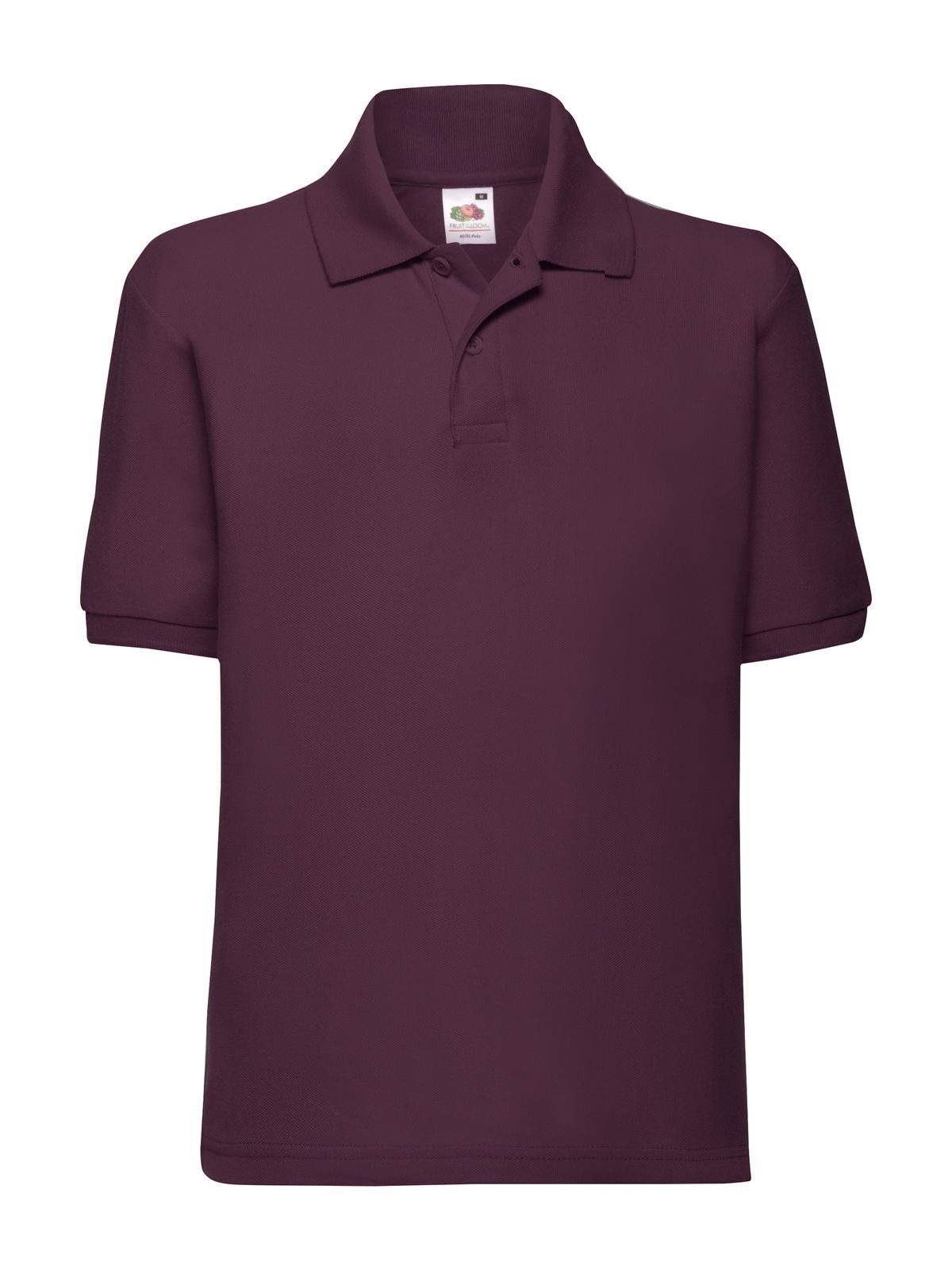 KIDS POLO 65/35 - FRUIT OF THE LOOMBordeaux