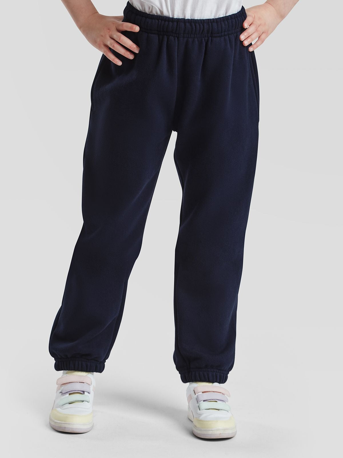 PANTALONI KIDS PREMIUM ELASTICATED CUFF JOG PANTS - FRUIT OF THE LOOM fronte