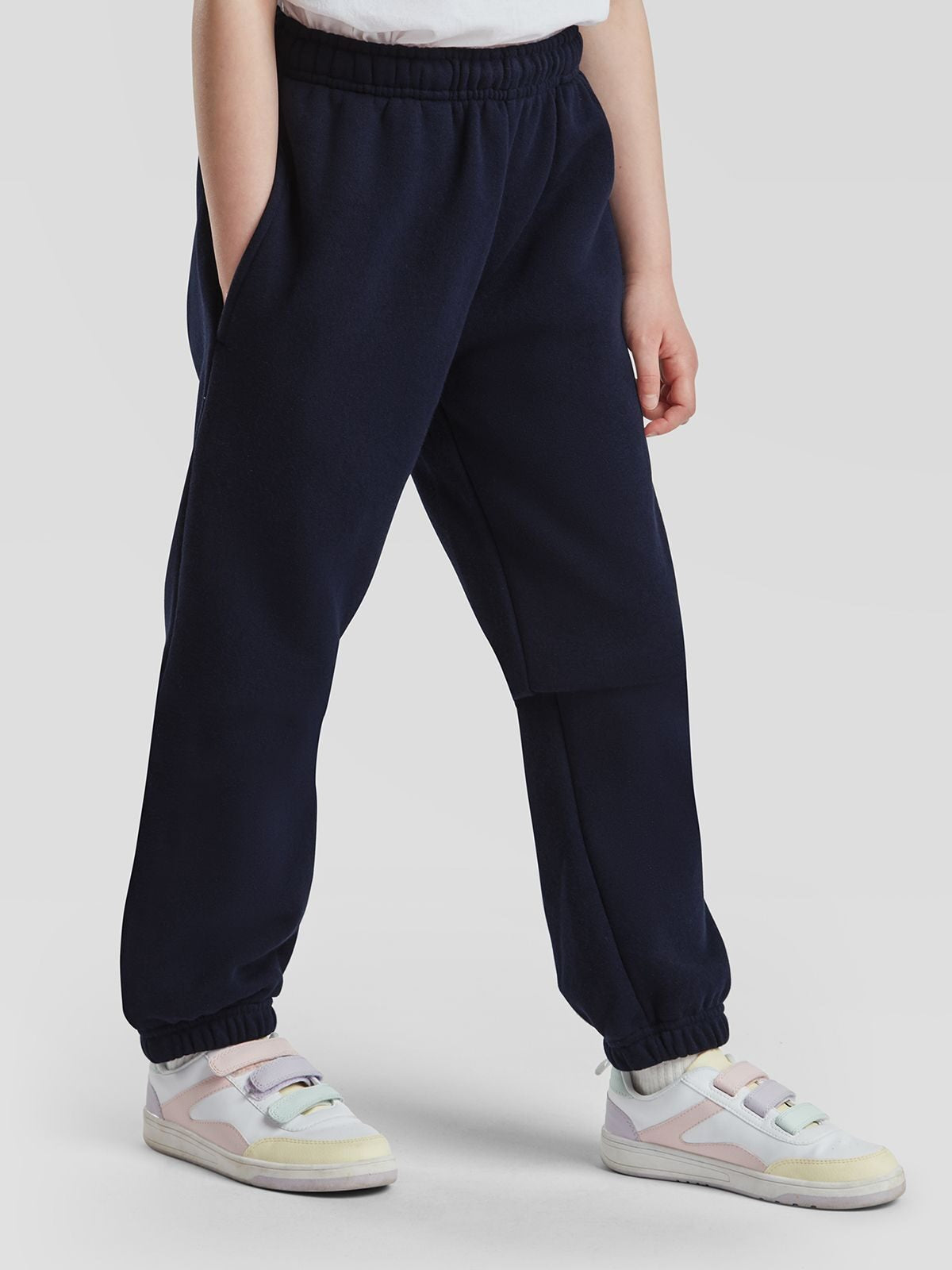 PANTALONI KIDS PREMIUM ELASTICATED CUFF JOG PANTS - FRUIT OF THE LOOM laterale