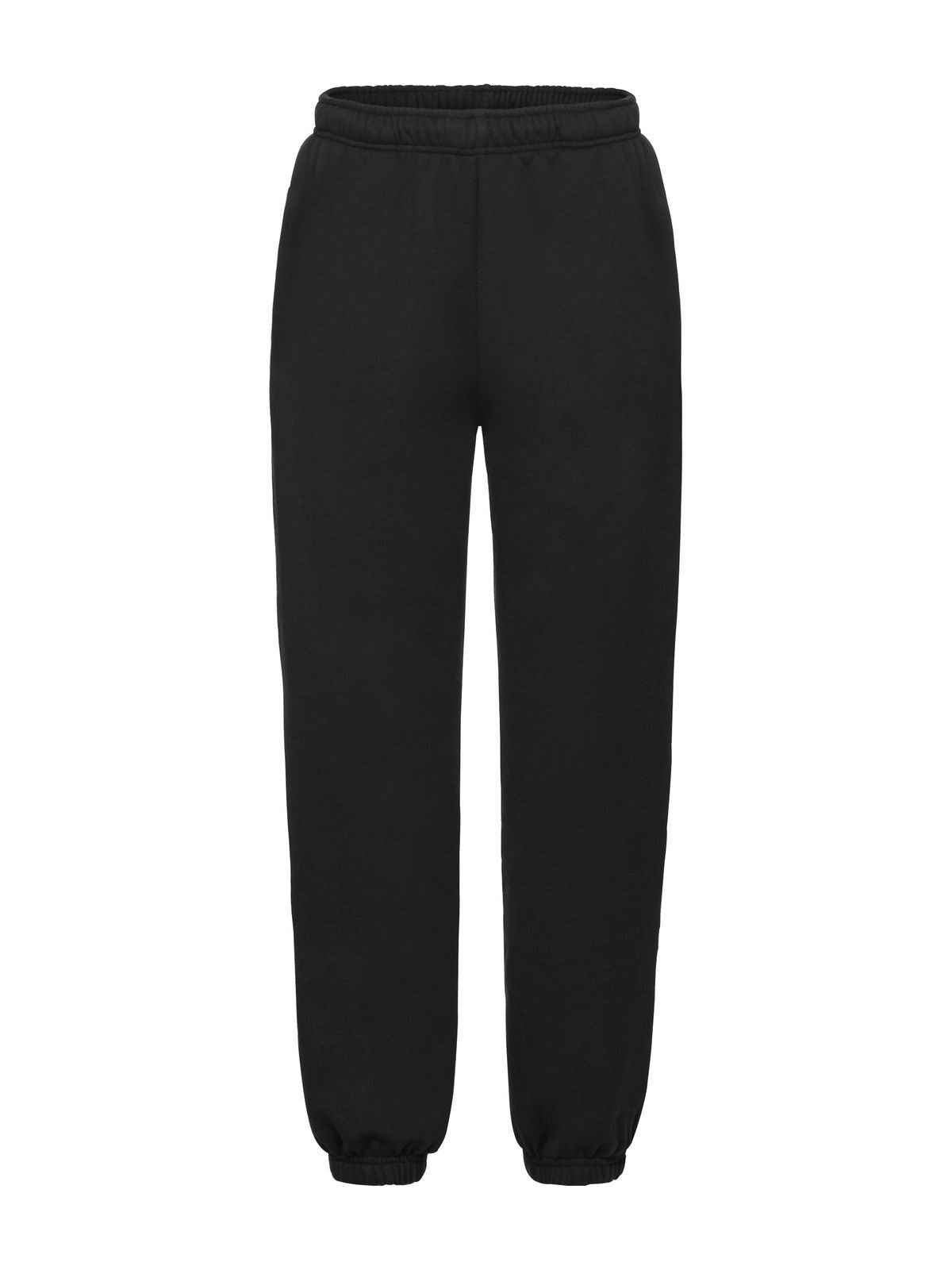 PANTALONI KIDS PREMIUM ELASTICATED CUFF JOG PANTS - FRUIT OF THE LOOMNero