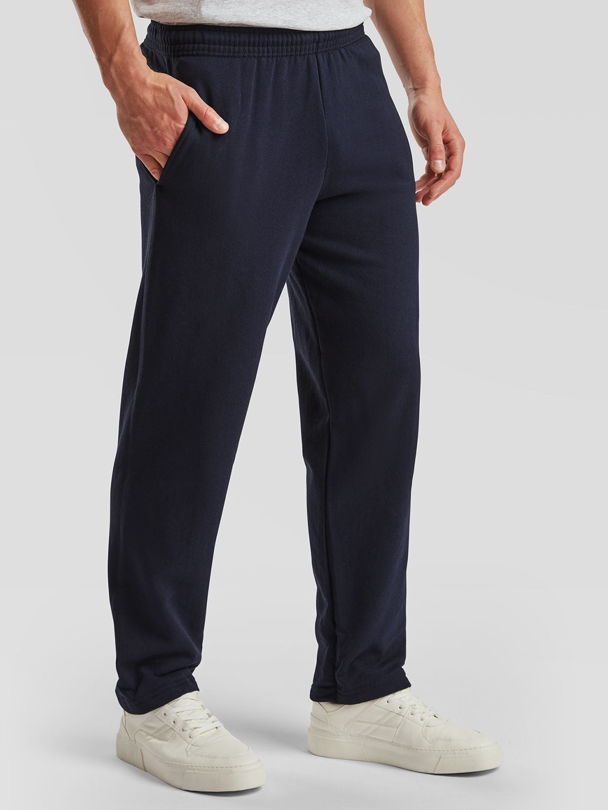 PANTALONI CLASSIC OPEN HEM JOG PANTS - FRUIT OF THE LOOM laterale