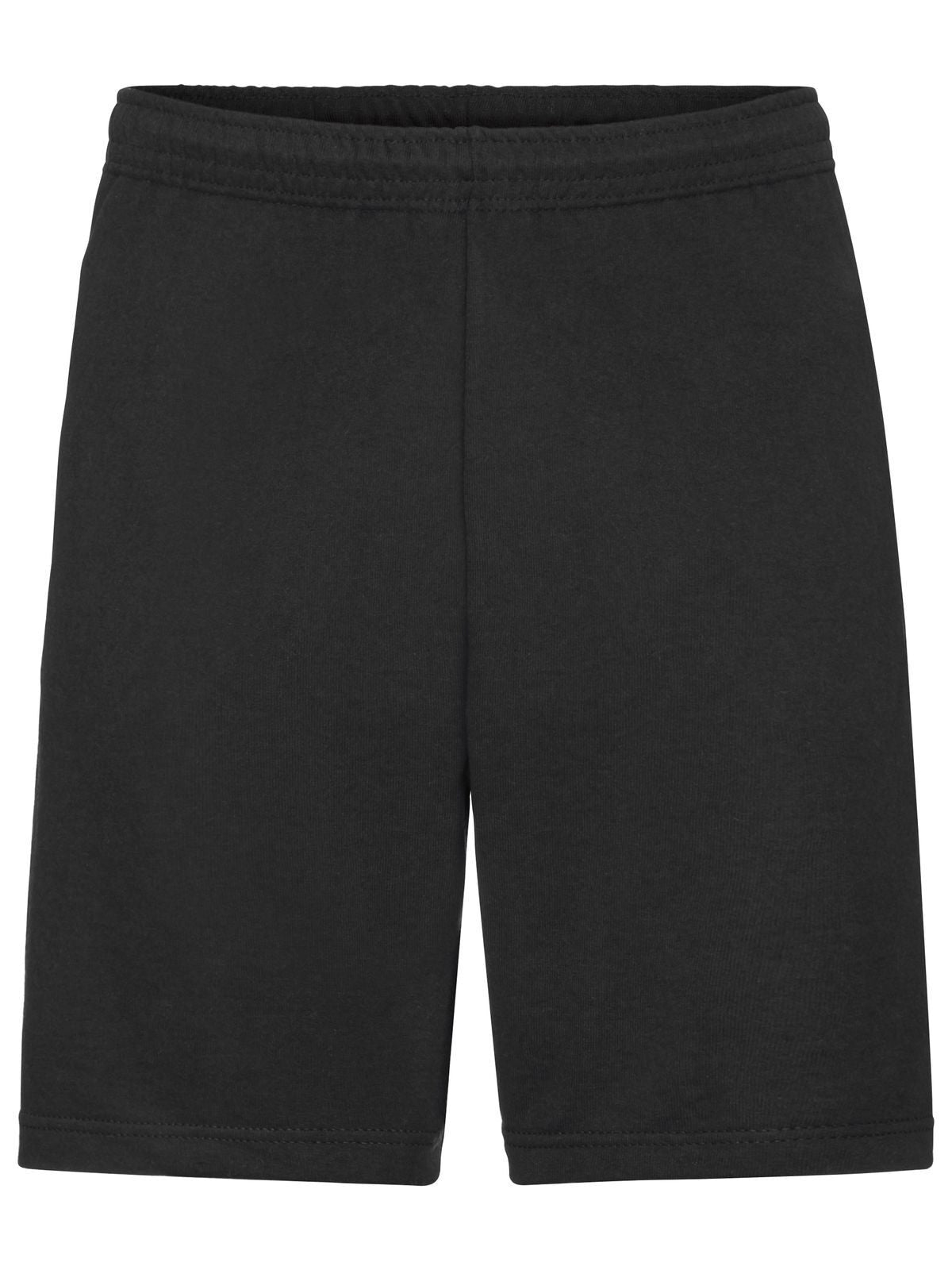 PANTALONCINI LIGHTWEIGHT SWEATS - FRUIT OF THE LOOMNero