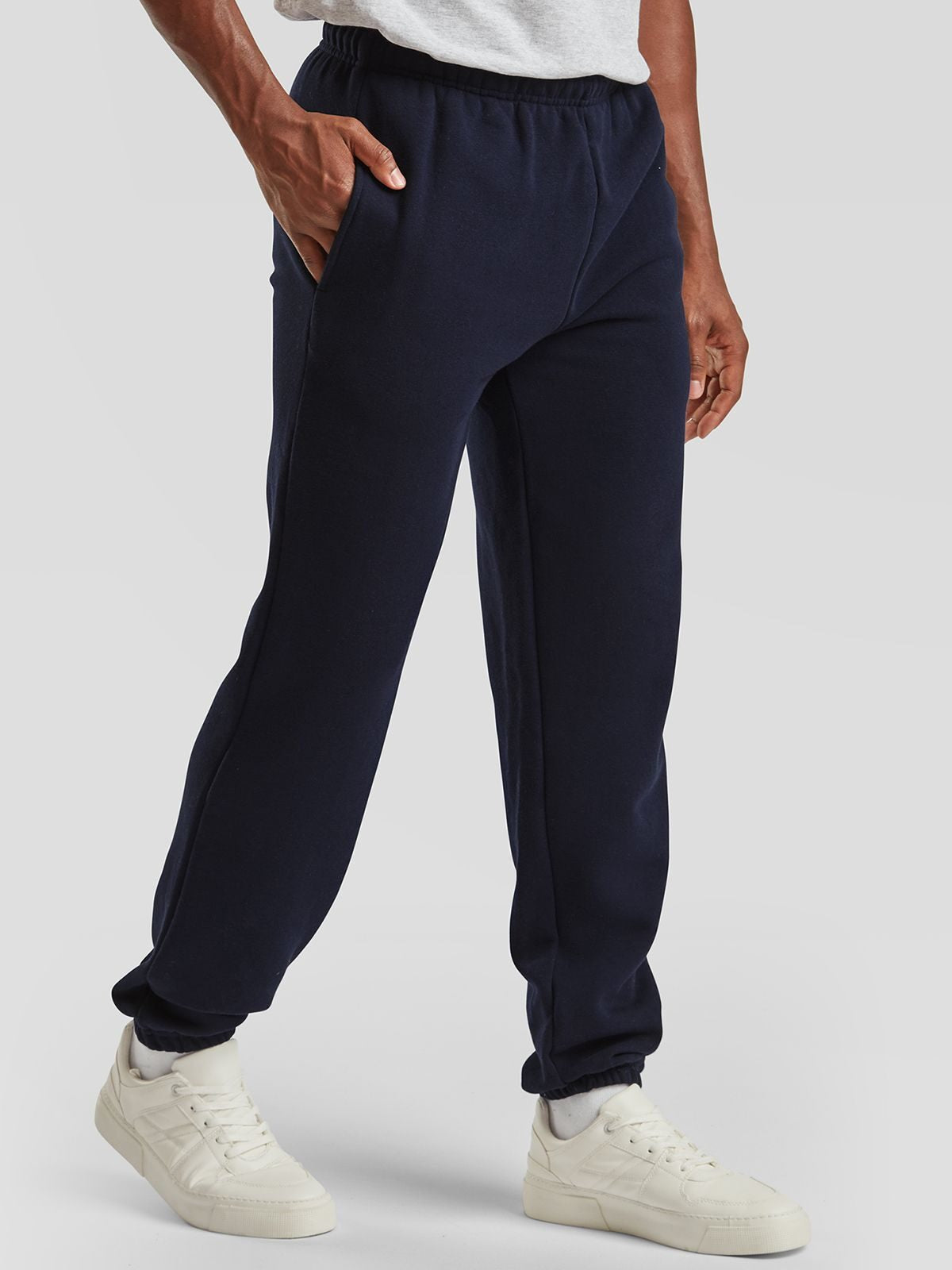 PANTALONI PREMIUM ELASTICATED CUFF JOB PANTS - FRUIT OF THE LOOM laterale