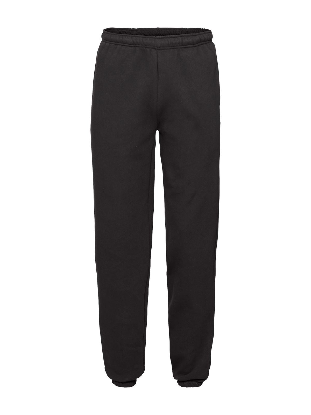 PANTALONI PREMIUM ELASTICATED CUFF JOB PANTS - FRUIT OF THE LOOMNero