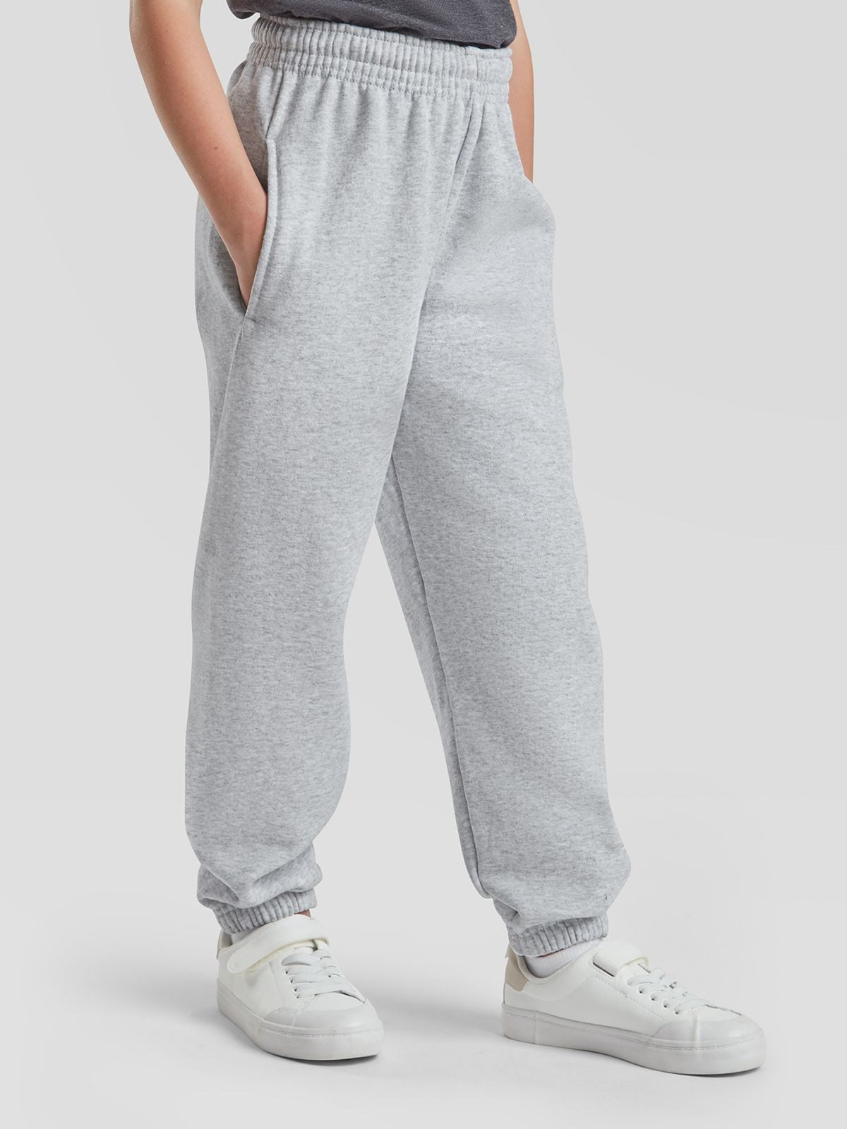 PANTALONI KIDS CLASSIC ELASTICATED CUFF JOG PANTS - FRUIT OF THE LOOM laterale