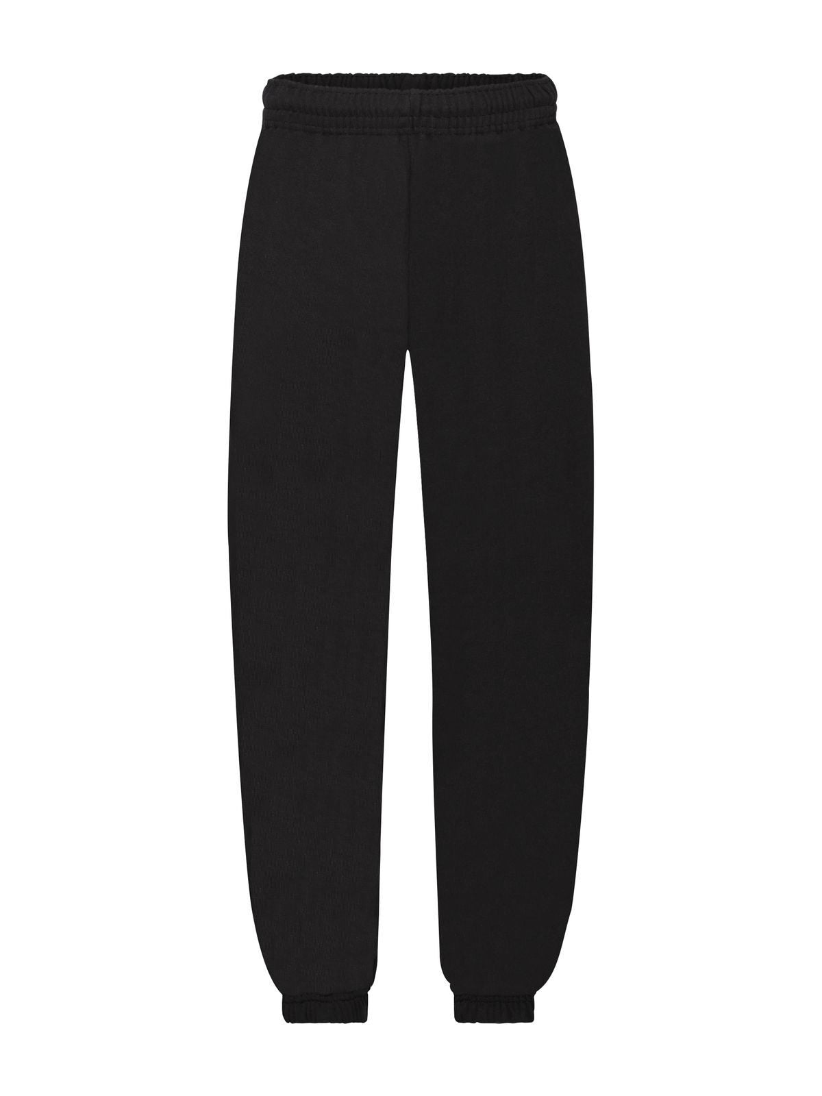 PANTALONI KIDS CLASSIC ELASTICATED CUFF JOG PANTS - FRUIT OF THE LOOMNero