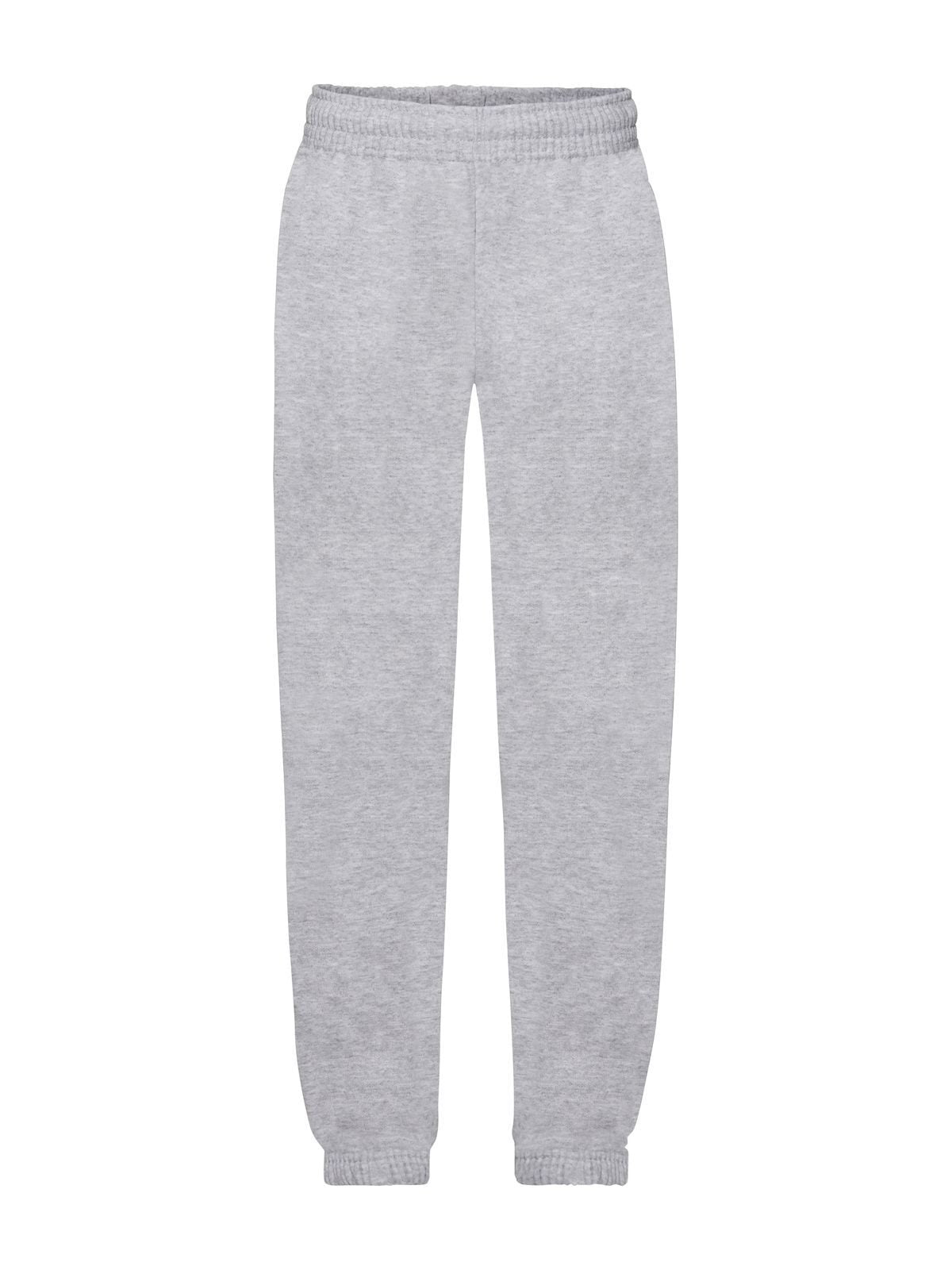 PANTALONI KIDS CLASSIC ELASTICATED CUFF JOG PANTS - FRUIT OF THE LOOMGrigio Melange