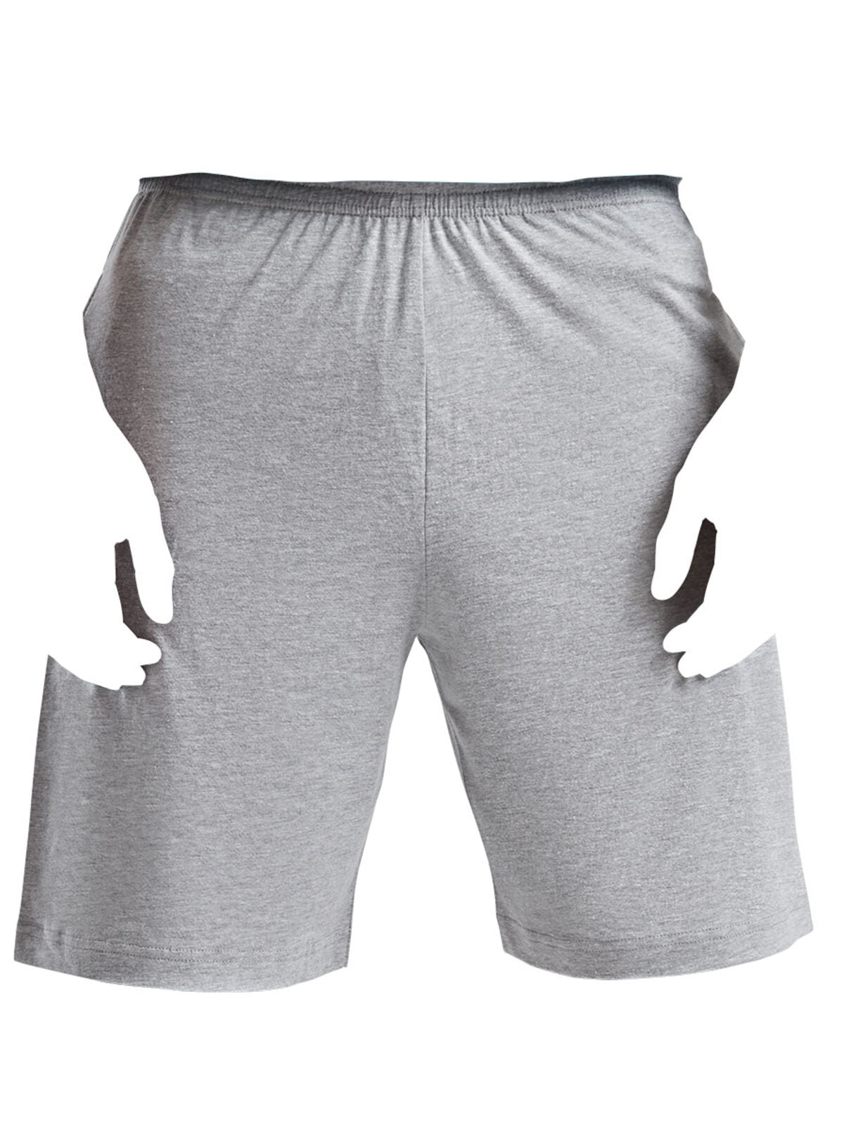 PANTALONCINI ICONIC 195 JERSEY SHORTS - FRUIT OF THE LOOMGrigio Melange