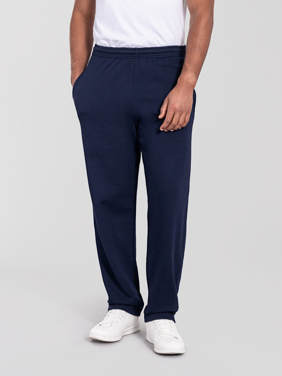 PANTALONI TUTA ICONIC 250 OPEN HEM JOG PANTS - FRUIT OF THE LOOM