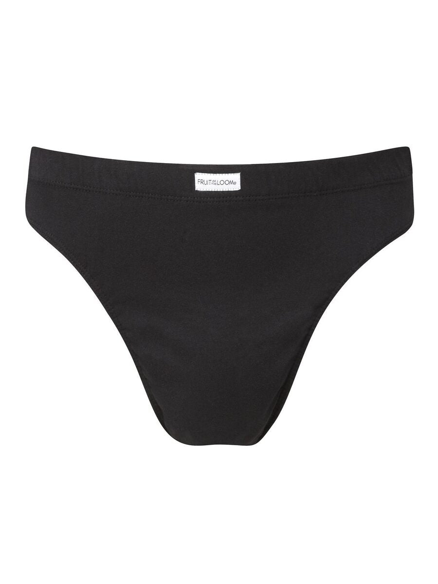 CLASSIC SLIP 3 PACK - FRUIT OF THE LOOMNero