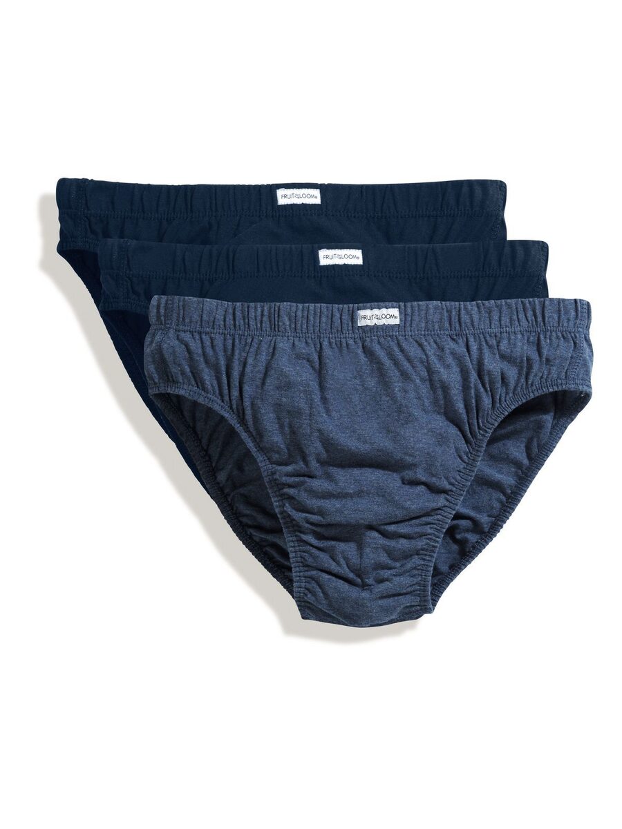 CLASSIC SLIP 3 PACK - FRUIT OF THE LOOMBlu