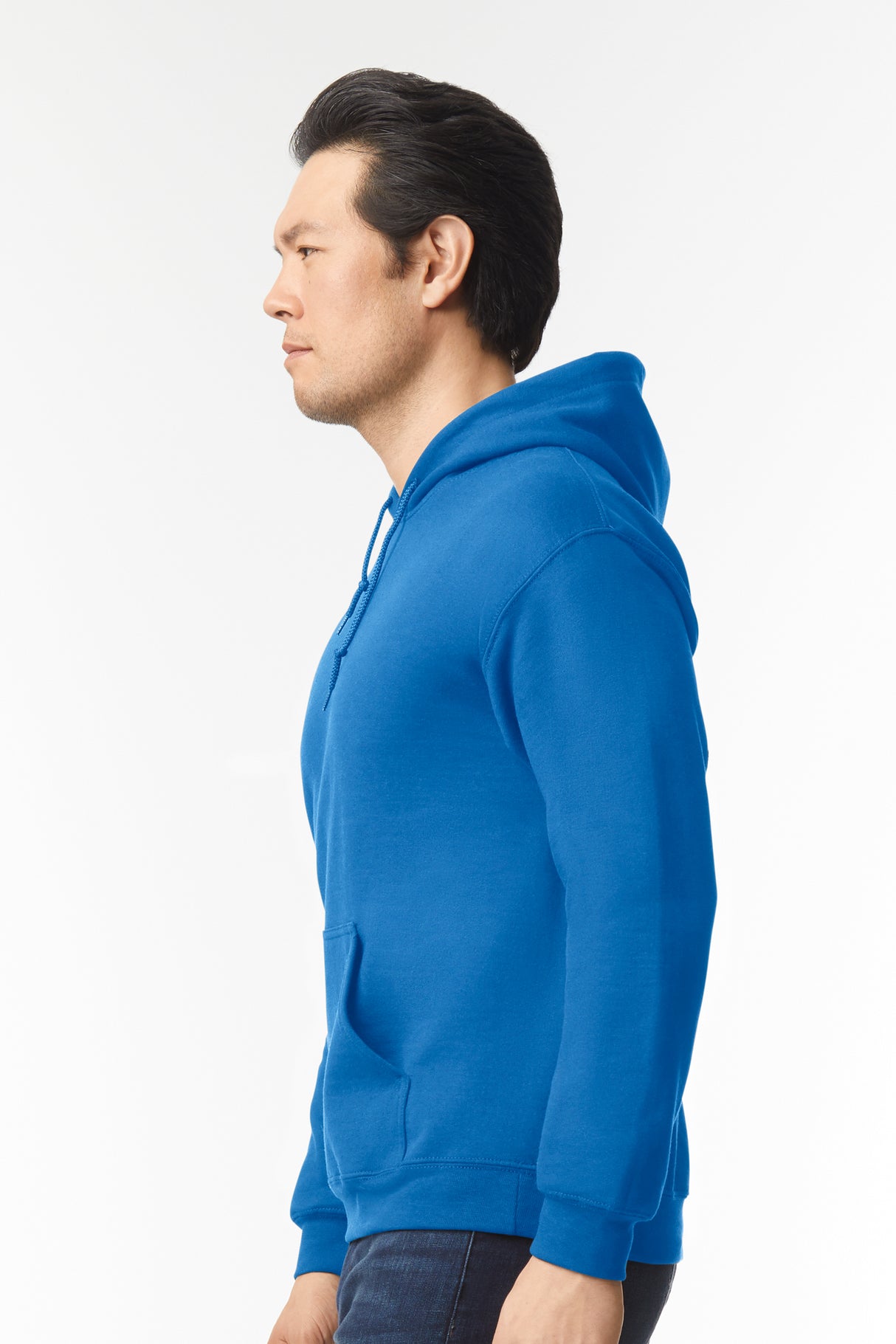 FELPA HEAVY BLEND CON CAPPUCCIO IN COTONE E POLIESTERE - GILDAN