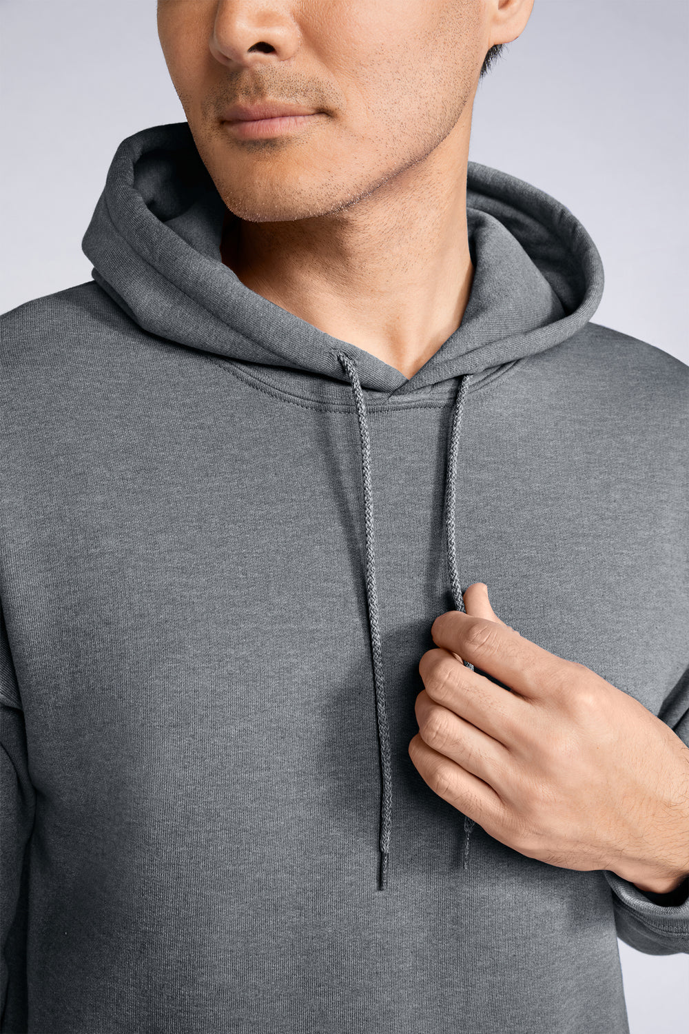 FELPA HEAVY BLEND CON CAPPUCCIO IN COTONE E POLIESTERE - GILDAN