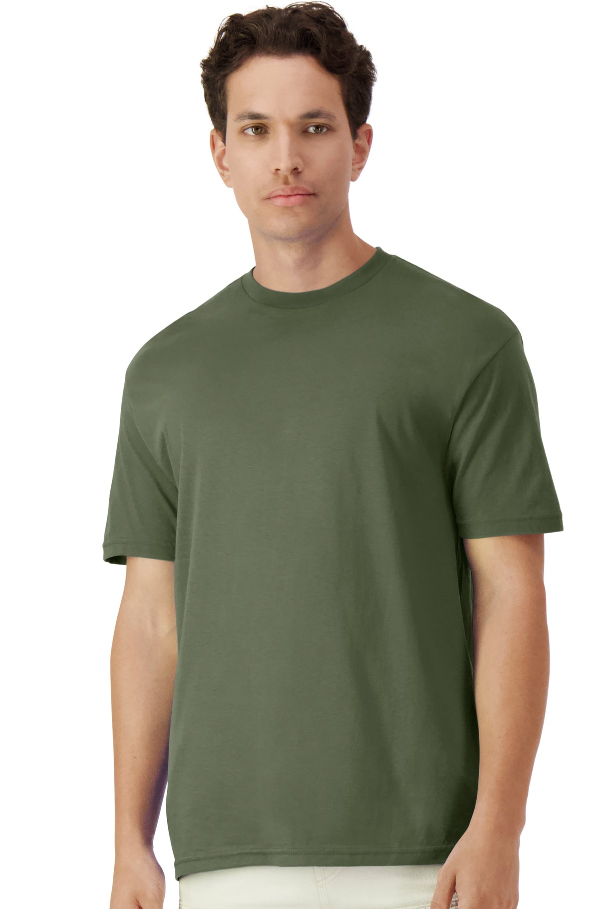 T-SHIRT LIGHT COTTON GIROCOLLO - GILDAN